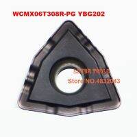 WCMX06T308R-PG YBG202 10pcs U เจาะแทรก WCMX06t308 เจาะอย่างรวดเร็วใช้สําหรับเหล็กและสแตนเลส