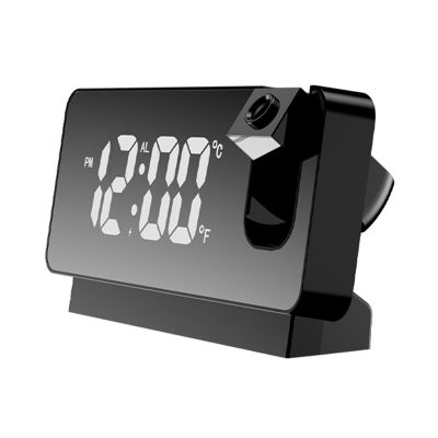 LED Digital Projection Alarm Clock Electronic Alarm Clock with Projection Time Projector Bedroom Bedside Clock