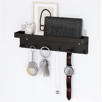 【YF】 Wall-Mounted Shelf Sundries Organizer Hanging Storage Key Rack Stand Home Decorative Storing Hanger Towel Holder Board