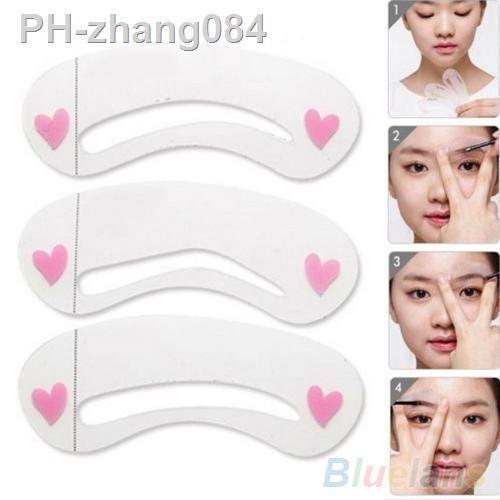 womens-professional-easy-to-use-3-pcs-1-set-durable-eyebrow-assistant-template-drawing-card-brow-make-up-stencil
