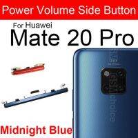 ปุ่มปรับระดับเสียงสำหรับ Huawei Mate 20 Pro 20 Lite 20X ขึ้นลงซ่อมปุ่มควบคุมเครื่องเสียงเฟล็กซ์ริบบอนอะไหล่สายเคเบิล