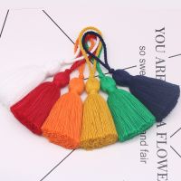 【YF】❒❃  11cm Tassels Fringe with Purl WIth Rope Cotton Tassel Dangle Sewing Curtains Garment Decoration 6pcs