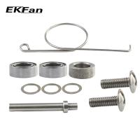 EKFan 1 set alat kenop pegangan pancing untuk baja tahan karat bantalan poros mesin cuci Gasket sekrup perakitan kenop pancing suku cadang alat