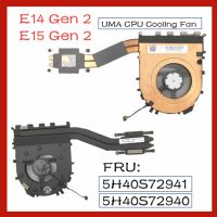 brand new Applicable to ThinkPad E14 E15 Gen 2 UMA Laptop Cpu Cooling Fan and Heatsink 5H40S72940 5H40S72941