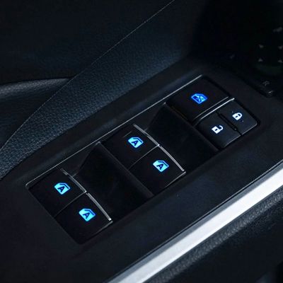 LED Power Single Window Main Switch for Toyota RAV4 2019-2022 Left Driving Backlight