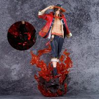 One Piece Gk กลับสู่ทะเล Ace Fire Fist Ace Gift Decoration Scene Box Model Hands