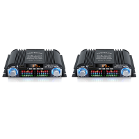 2X BT-998 HIFI Digital Audio Amplifier LCD Display ClassD Power Amplificador Bluetooth Radio Car Home Speaker FM USB SD