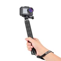 TELESIN 35 นิ้วคาร์บอนไฟเบอร์สำหรับ GoPro Hero 5 6 7 8 for DJI Osmo Action Camera