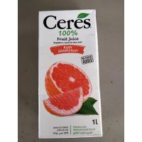 Sale Promotion ลองแล้วจะติดใจ? Ceres Ruby Grapefruit 100% 1 Lt  ราคาถูกใจ