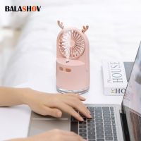 USB Rechargeable Cooler Desktop Air Conditioner Fan Humidifier Fans Dual Use Summer Fan Cooling Appliances For Office Bedroon