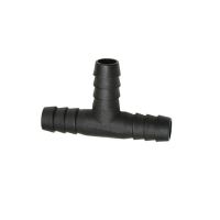 10mm Tee connector 3-way 10mm tee barb water splitter garden irrigation T type connector barbed fittings 10 pcs Valves