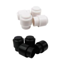 FLEOR 4Pcs Vintage Plastic Guitar Switch Caps Tips สีดำ/ ขาวเลือก Fit TL Guitar