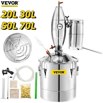 10L Lab Pure Water Distiller Electric Stainless Moonshine Distiller  Laboratory Chemistry Distilled Water Machine Brewing Kit