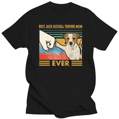 Best Cool Jack Russell Terrier Dad Ever T-shirt Men Short Sleeve Casual Dog Lover T-shirt 100 Cotton Tshirt 100% Cotton