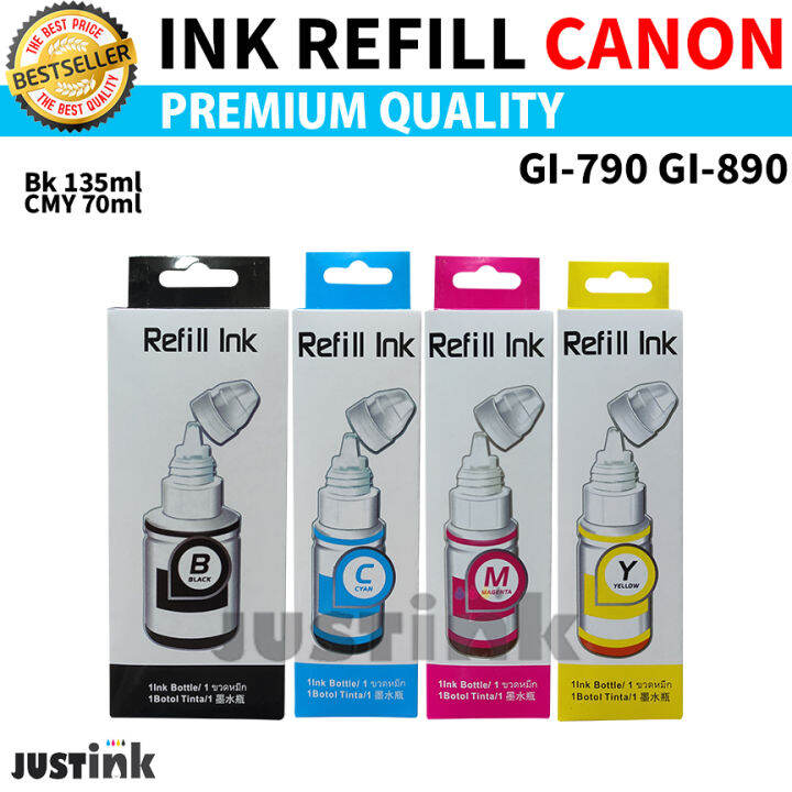 Canon Refill Ink GI 790 890 For G1010 G2010 G3000 G3010 G3020 G4010