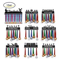 【CW】▫▪♀  Cheerleader Medal Holder Display Hanger Rack Metal Wall Mount with 20 Over 60 Medals Runners Badge