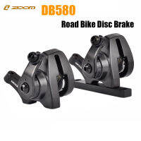 ZOOM DB580 Road Bike Line Pull Flat Mount Dual Piston Mechanie Disc ke Caliper Ultralight Disc ke 140mm Bike Accessories