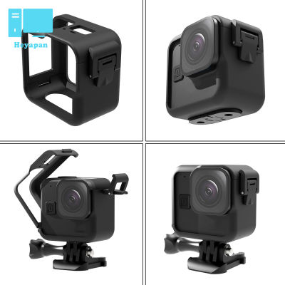 เคสกรอบกันกระแทกโครงใส่กล้องใช้ได้กับอุปกรณ์เสริมกล้องแอคชั่นแคมเมราสำหรับ Gopro Hero 11ขนาดเล็กสีดำ