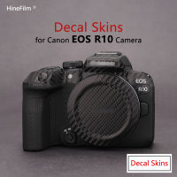 EOS R10กล้องสติ๊กเกอร์ไวนิลห่อฟิล์มสำหรับ Canon EOSR10กล้องรูปลอกผิวป้องกันสติ๊กเกอร์ป้องกันรอยขีดข่วนที่ครอบกรณี