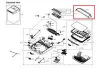 อะไหล่แท้ศูนย์/ฝาครอบเครื่องซักผ้าซัมซุง/ตำแหน่งที่9/ ASSY COVER /DC97-19285X