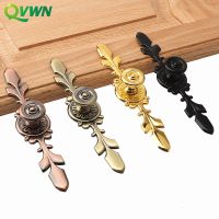 QVWN Bronze Handles Kitchen Door Cupboard Zinc Alloy European Modern Wardrobe Furniture Drawer Pulls Cabinet Knobs Hardware Door Hardware Locks