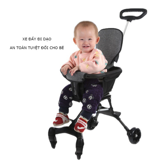 Mebe kids xe đẩy du lịch cho bé, gấp gọn, tiết kiệm diện tích, xoay 2 - ảnh sản phẩm 6