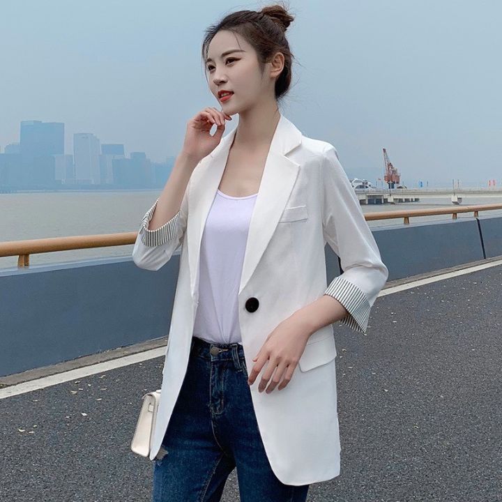 เสื้อคลุมสูท-เสื้อคลุมใส่ทำงาน-แจ็คเก็ต-เสื้อคลุมเบลเซอร์สูทเกาหลี-new-fashion-womens