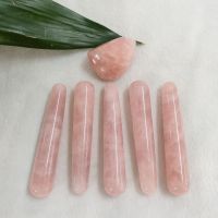 กัวซา กัวซาหินโรสควอตซ์  กัวซาหยก กัวซาทรงปากกา(Rose Quartz)ชิ้นละ350