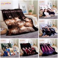 ♣Kpop Black Pink Blanket 블랙핑크 Print Blanket Art Flannel Throw Blankets for Bed Sofa Car Plush Thin Q