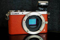 Panasonic LUMIX DMC-GM1  The smallest  interchangeable lens camera Wi-Fi Orange Silver Body 16MP GM1 204g