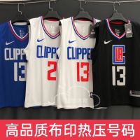 เสื้อกีฬาแขนสั้น ลายทีม NBa Speedboat Jersey Paul George No. เลขที่ 13 Leonard ชุดยูนิฟอร์มบาสเก็ตบอล ชุดนักเรียน 2 ชิ้น 933815