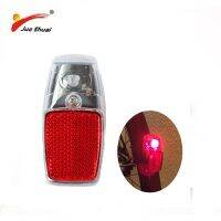 Jueshuai ไฟท้ายจักรยาน LED สีแดงติดบนบังโคลนพร้อมปลายจักรยานเตือนความปลอดภัยของแบตเตอรี่แผ่นเรืองแสงอุปกรณ์เสริมจักรยานไฟ MTB และ Reflec