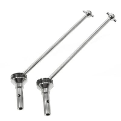 2Pcs Metal Steel Front and Rear Drive Shaft CVD for 1/8 Sledge RC Car Upgrades Parts Accessories