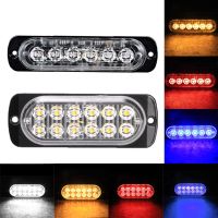 【LZ】♂◙▨  Luz de advertência do carro de emergência luzes da polícia lâmpada lateral traseira do reboque constante 6 LED 12V 12SMD