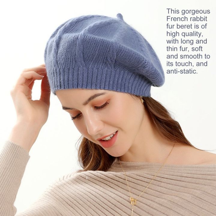 cfb-คลาสสิกขนสัตว์รู้สึกฝรั่งเศส-beret-หมวกหมวกอบอุ่นฤดูหนาวสีทึบหมวกหมวกสำหรับผู้หญิง-sunton