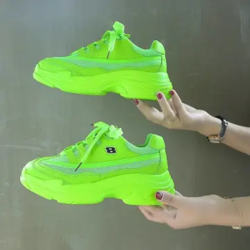 WONESION Just so so Womens Running Shoes Breathable Gym Shoes Athletic  Walking Sneakers Fluorescent green Size 7 - Walmart.com