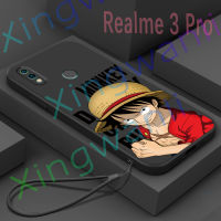 Realme เคสโทรศัพท์3 Pro ดีไซน์ใหม่ตารางแข็งเคสโทรศัพท์ปิดขอบแฟชั่นซิลิโคนฝาครอบกล้องเคสป้องกันนุ่ม