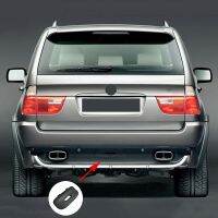 ฝาปิดแถบเชื่อมต่อติดลูกบิดประตูกันชนหลังมีรูสีดำ51128402327สำหรับ BMW X5 E53 2000-2006อุปกรณ์เสริม