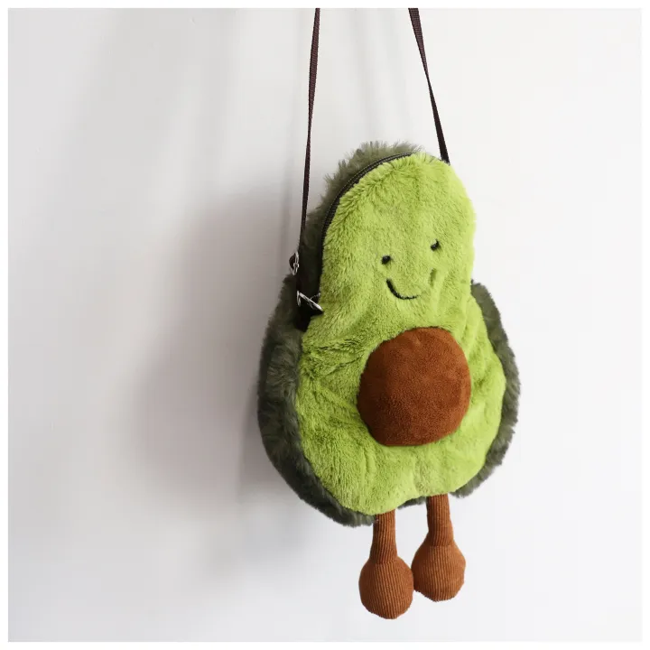 Korean Super Popular Avocado Messenger Bag Cute Pineapple Girl Heart