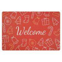 Christmas Welcome Doormat Christmas Rug For Entrance Carpet Christmas Decorations For Terrace Laundry Room Balcony Bathroom appealing