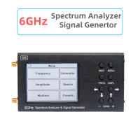 เครื่องวิเคราะห์สเปกตรัม RF Lh3tih แบบพกพาและเครื่องกำเนิดสัญญาณนักสำรวจสเปกตรัม SA6พร้อมเครื่องกำเนิดสัญญาณ6.2 GHz พร้อมหน้าจอสัมผัส