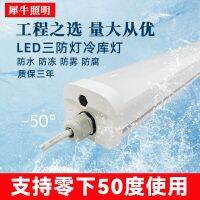 High-end LED tri-proof lamp integrated long strip lamp tube pc waterproof and moisture-proof outdoor workshop cold storage lamp special for swimming pool