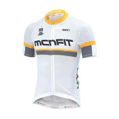 [MCN] CJS-LUMEN WHITE UV protction short sleeve cycling jersey