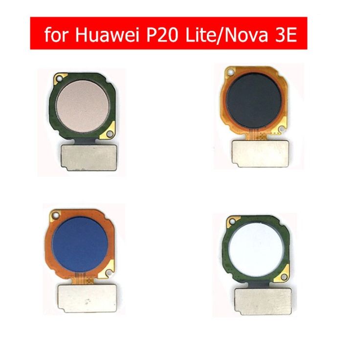 【Worth-Buy】 สำหรับสแกนเนอร์ปุ่มลายนิ้วมือ Huawei P20 Lite Home On สายเคเบิลงอได้ Touch Id Sensor Return สายเคเบิลงอได้ Nova 3e ซ่อมแซมชิ้นส่วน