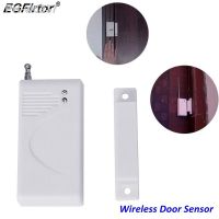 Battery Power Magnetic Contact Sensor Wireless Window Door Sensor 433MHz 1527 Code For Any Wireless Burglar Alarm Panel