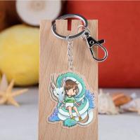 【SALE】 tangticarans1972 บริการจัดส่งของ Kiki Totoro Spirited Away No Face Man Figure Keychain Keyring Decoration Collection Model Toy Cosplay