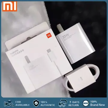 Cargador Xiaomi 33w + Cable Tipo C / Mi 10 9 Pro K30 Note 9