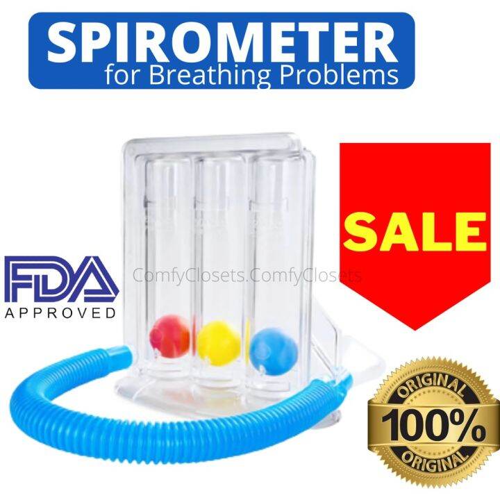 Spirometer Respiratory Lung Exerciser Incentive Spirometry Device Lungs Breathing Trainer Tool