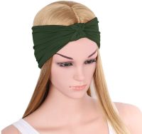 Multi-Use Headwear Soft Turban Head Wrap สำหรับออกกำลังกายวิ่งโยคะฟิตเนส Casual Hairband Accessories