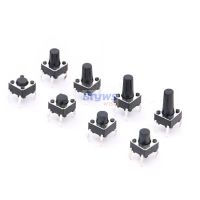 TACT Switch สวิทช์ ปุ่มกด DIP Push Button Switch ไมโครสวิทช์ กดติด-ปล่อยดับ #D4P 4.5x4.5xHmm (1 ตัว)